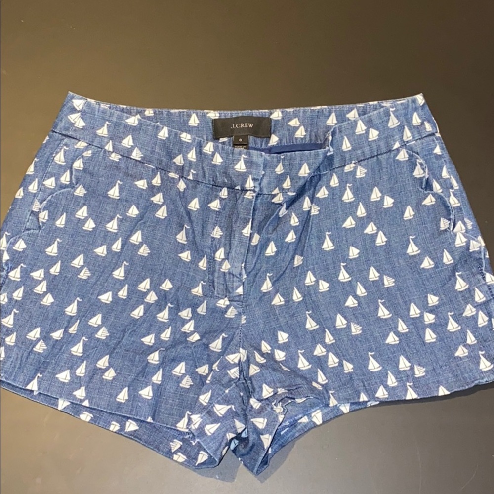 Sailboat print Jcrew shorts